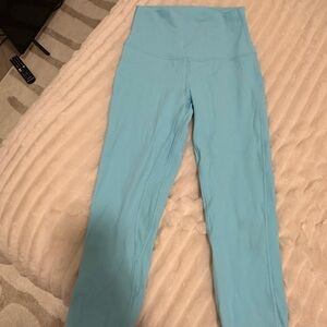 light blue lululemon align leggings